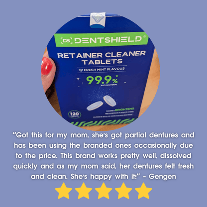 Retainer Cleaning Tablets (Mint Flavour) - 4 months supply