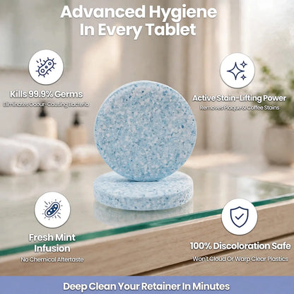 Retainer Cleaning Tablets (Mint Flavour) - 4 months supply
